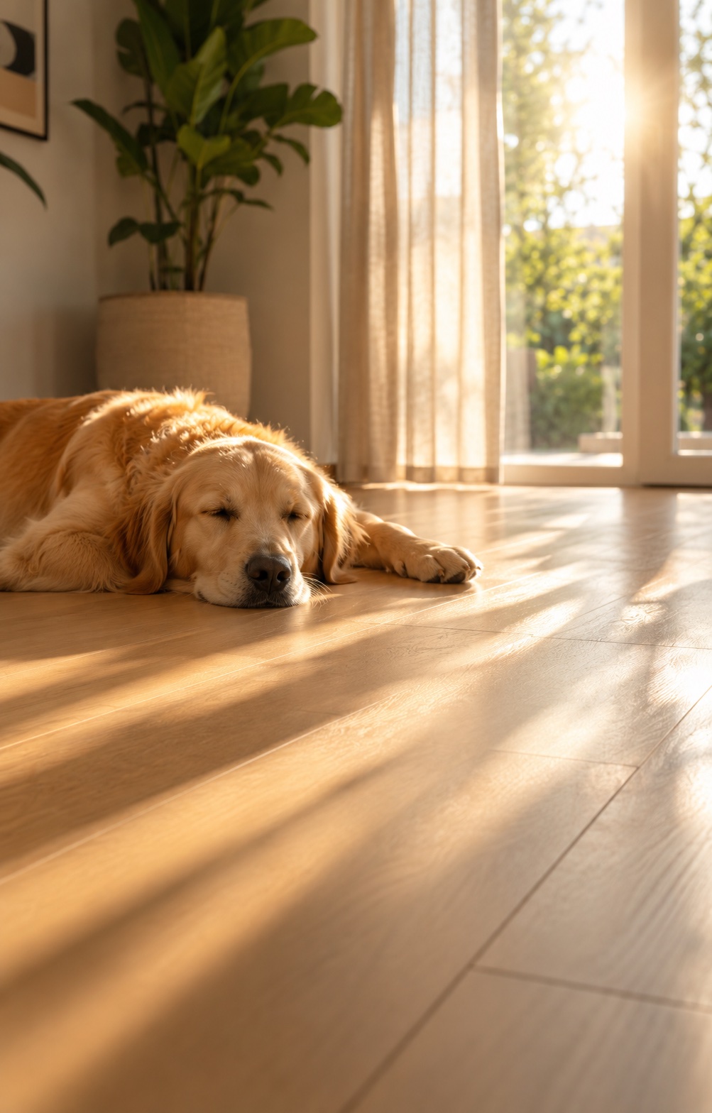 Floor heating - koel in de zomer hond